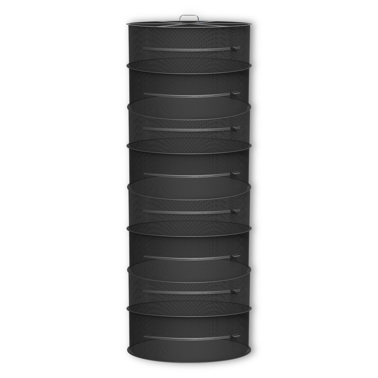 Hanging Herb Drying Rack 24", Durable Polyester Mesh, 8 Tiers