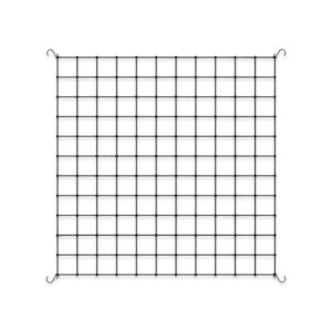 Grow Tent Trellis Netting 4x4', Flexible Elastic Cords