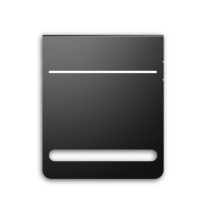 Grow Tent Mounting Plate, Steel, Powder Coat Black, 5" x 6"