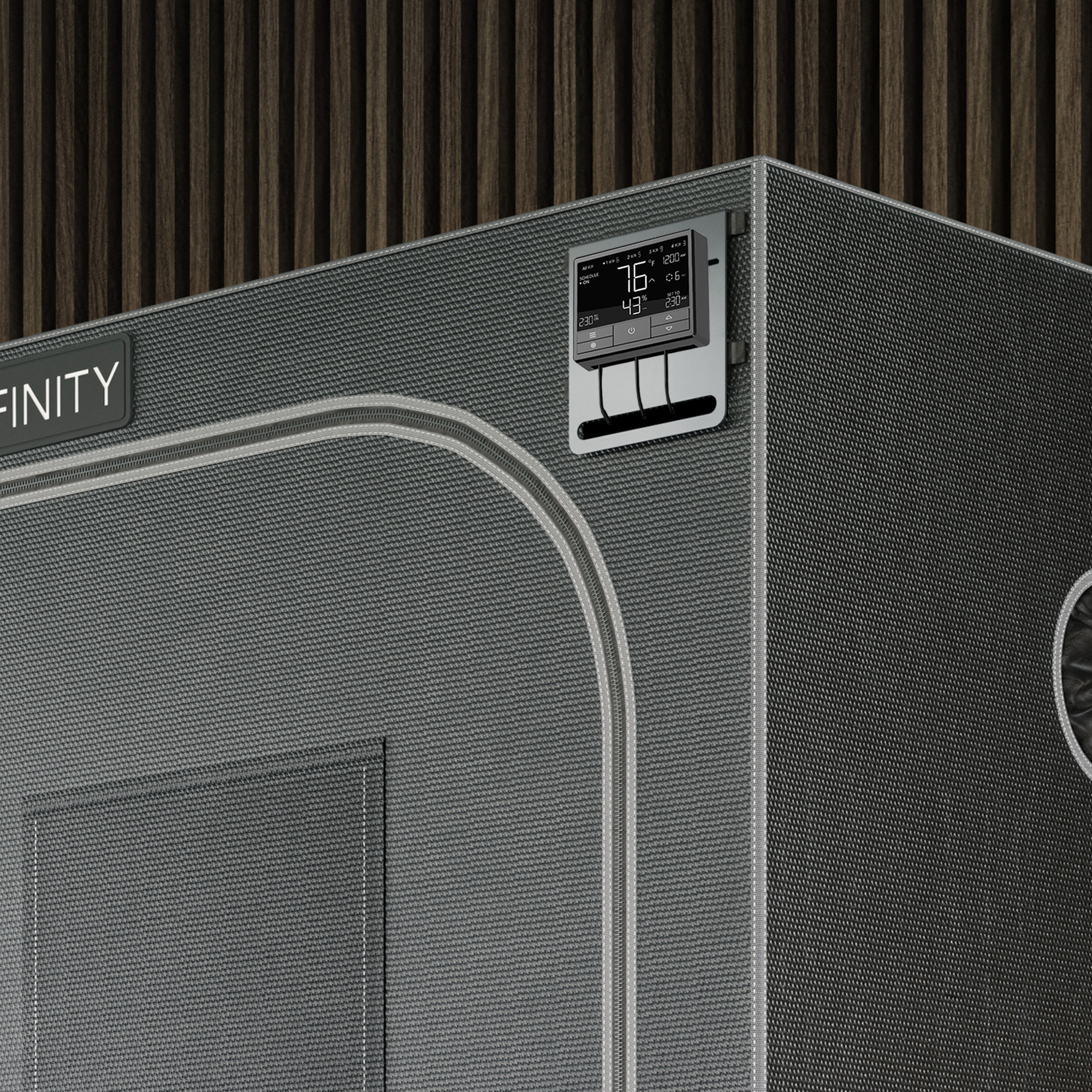 Grow Tent Mounting Plate, Steel, Powder Coat Black, 5" x 6" - Image 6